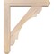 Ekena Millwork Olympic Craftsman Smooth Bracket w/ Offset Brace, Douglas Fir, 5 1/2"W x 26"D x 30"H BKT0604X26X30OLY04SDF - alternate 2